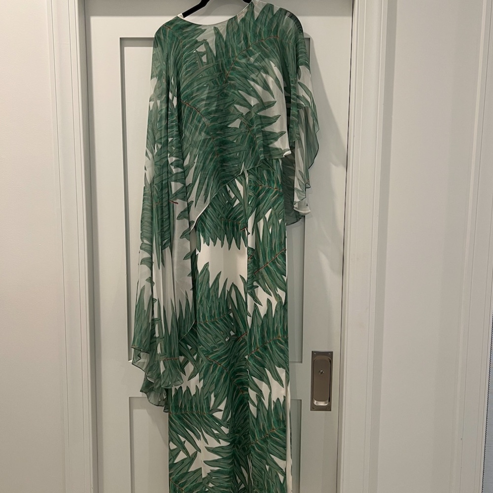 COPY - Ala Von Auersperg Draper Dress in Queen Palm - Size 4